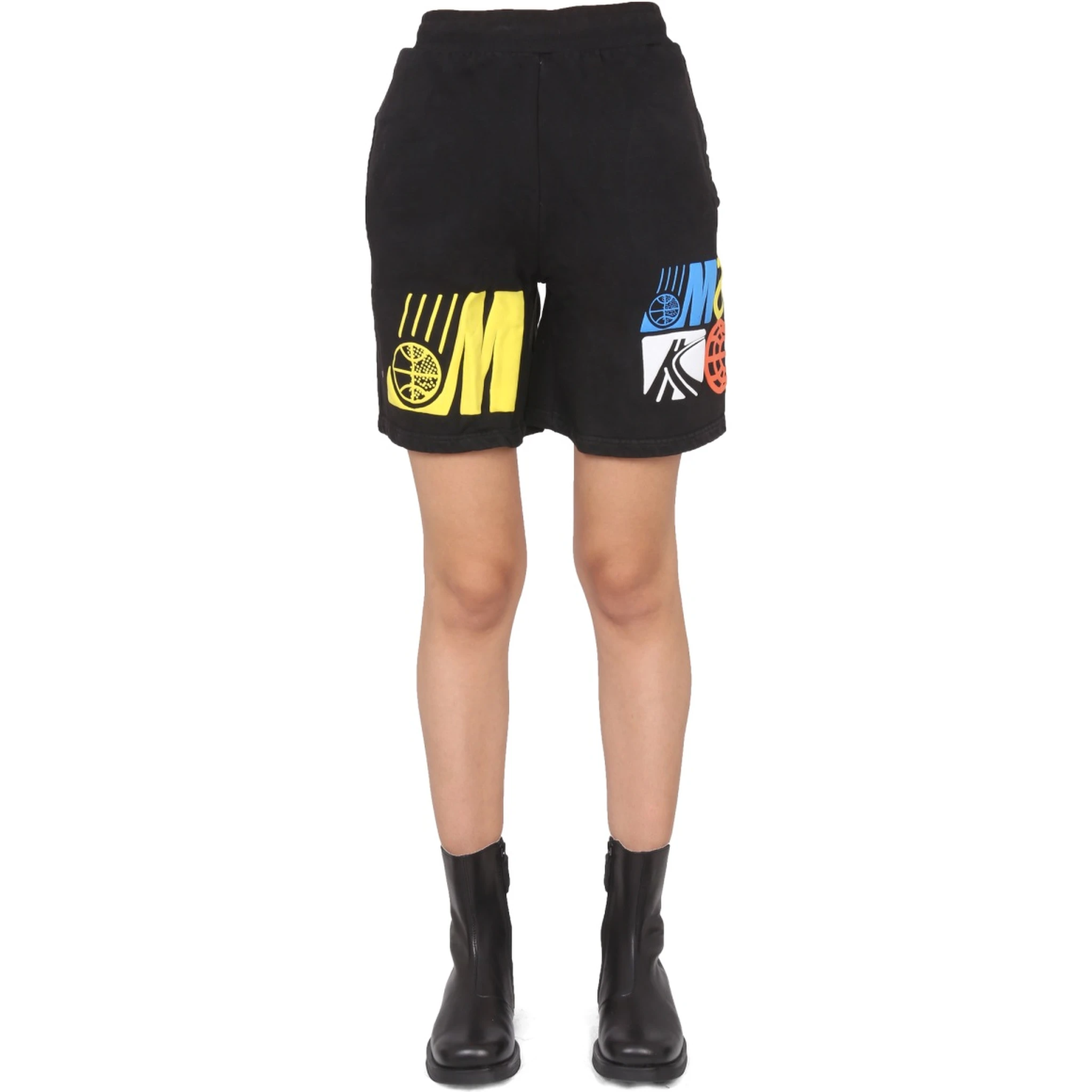 BERMUDA WITH LOGO PRINT