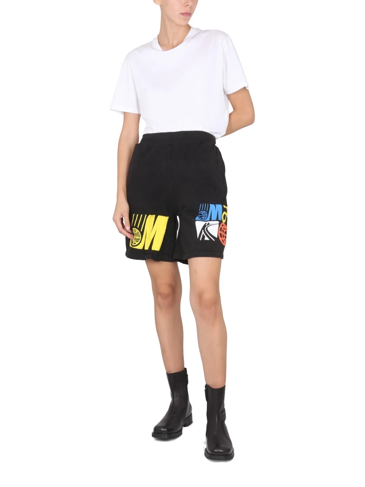 BERMUDA WITH LOGO PRINT alternative