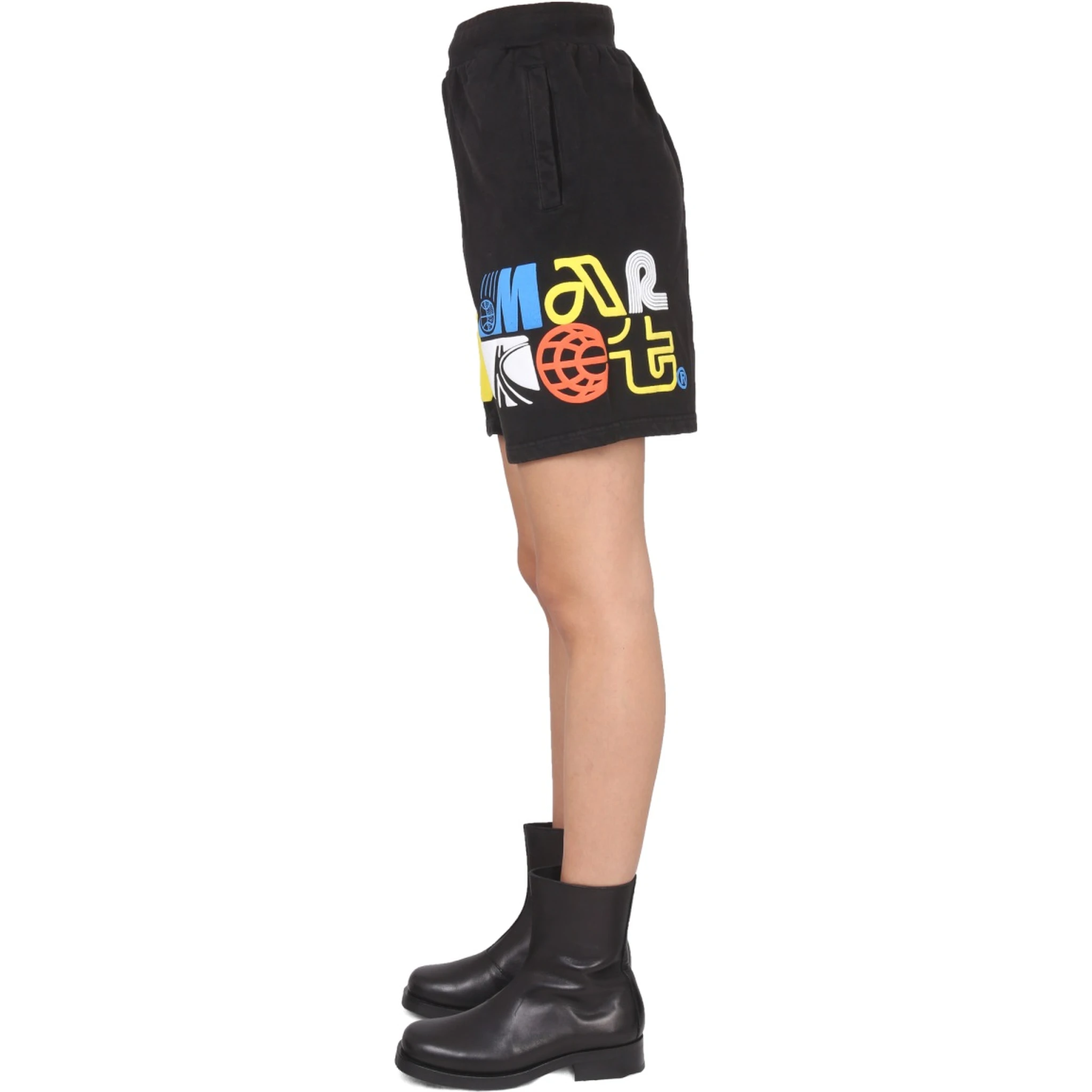 BERMUDA WITH LOGO PRINT