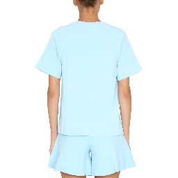 T-SHIRT WITH ASYMMETRICAL HEMLINE
