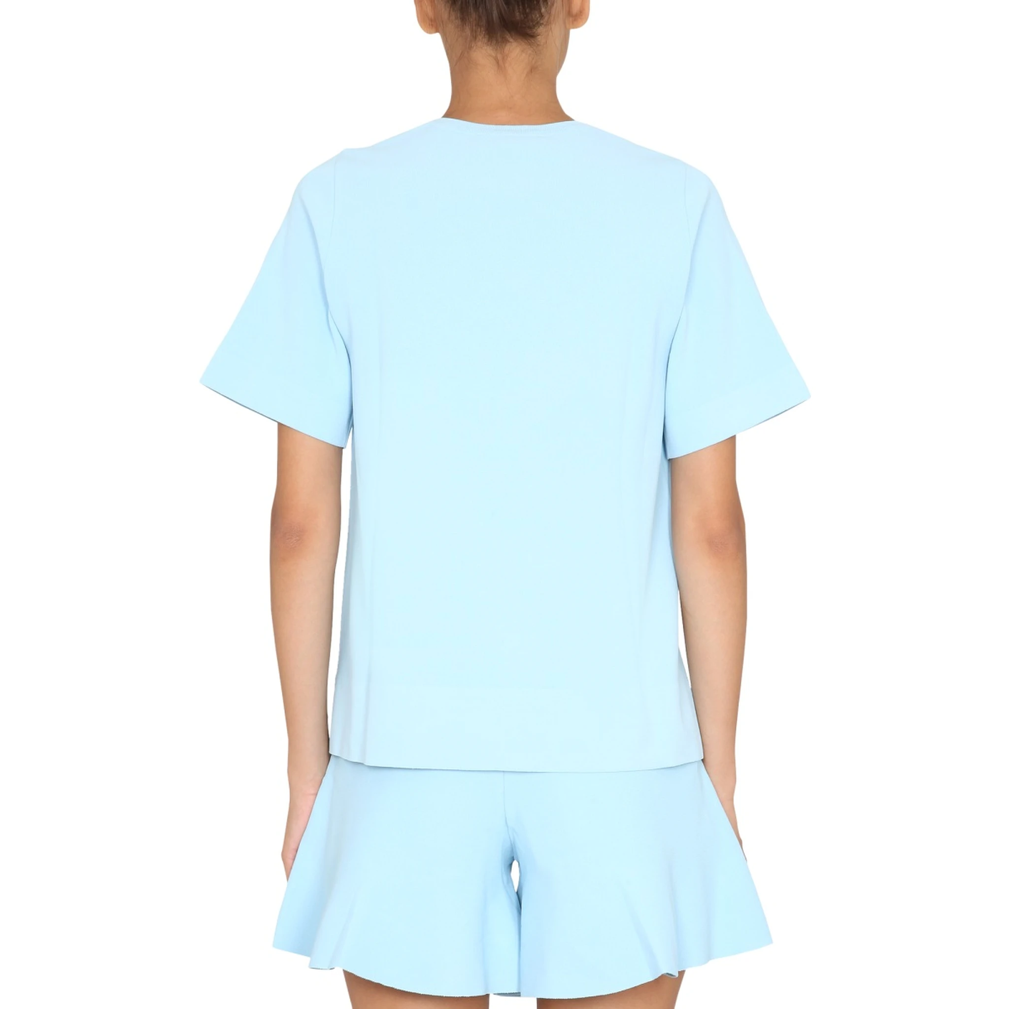 T-SHIRT WITH ASYMMETRICAL HEMLINE
