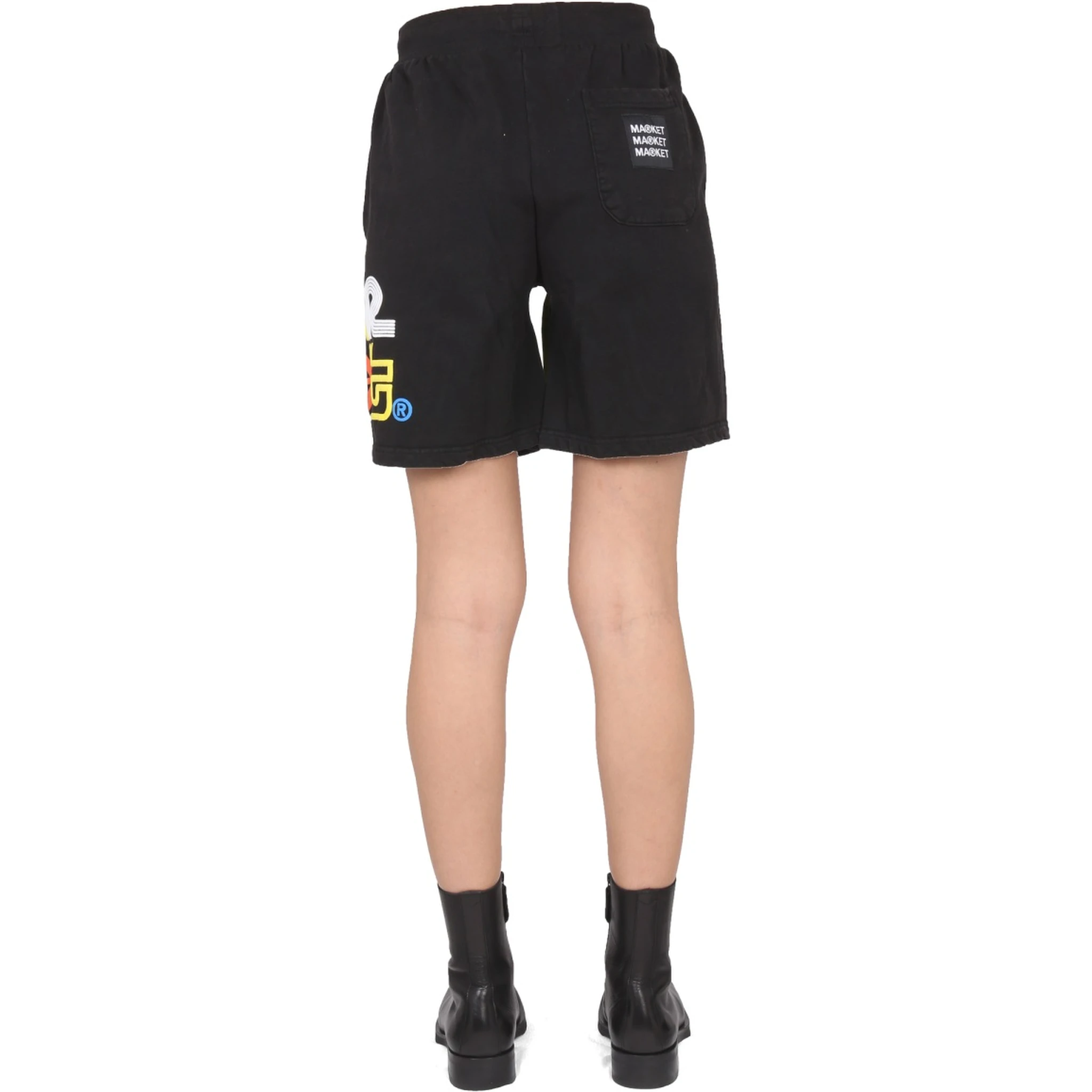 BERMUDA WITH LOGO PRINT