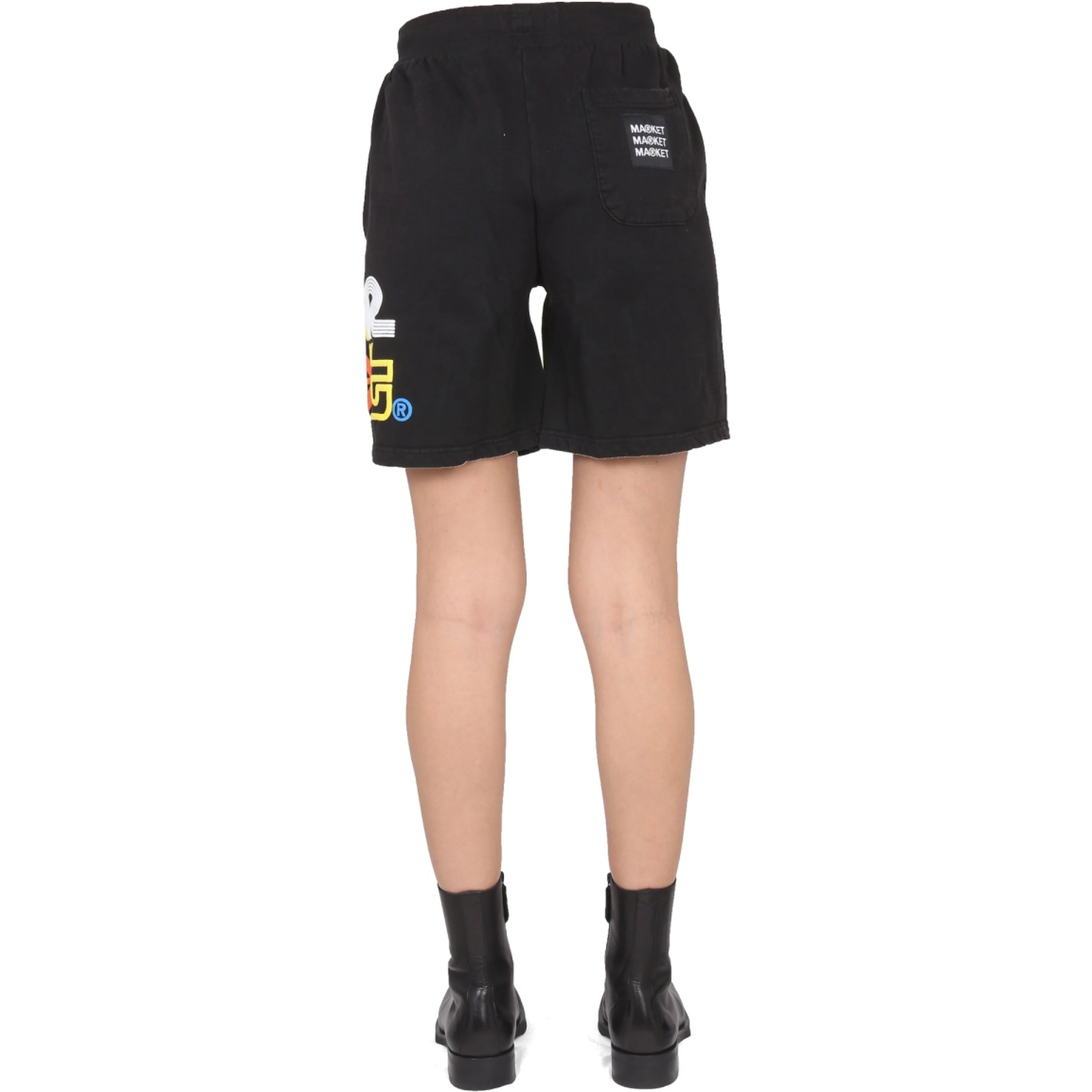 BERMUDA WITH LOGO PRINT
