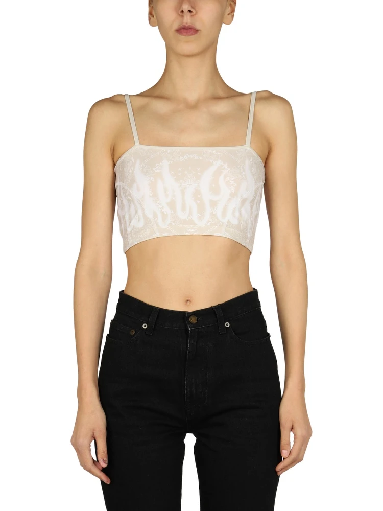 PAILSEY PATTERN CROP TOP