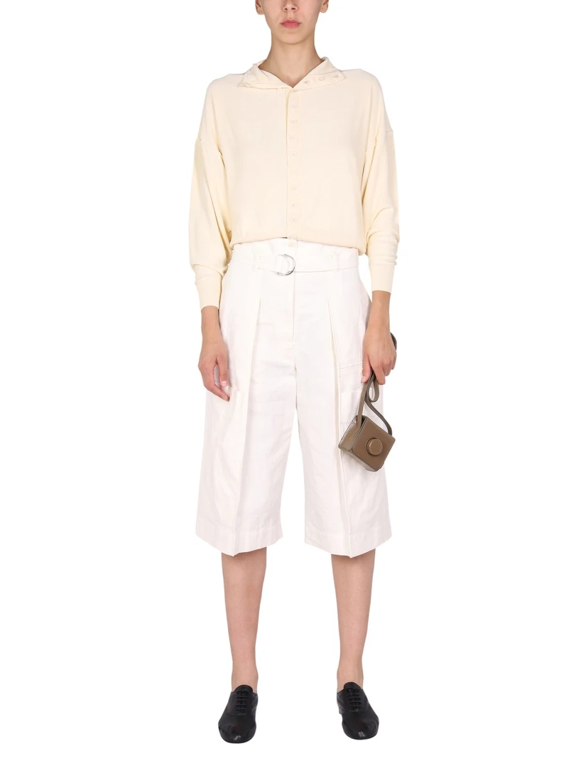 BELTED BERMUDA SHORTS