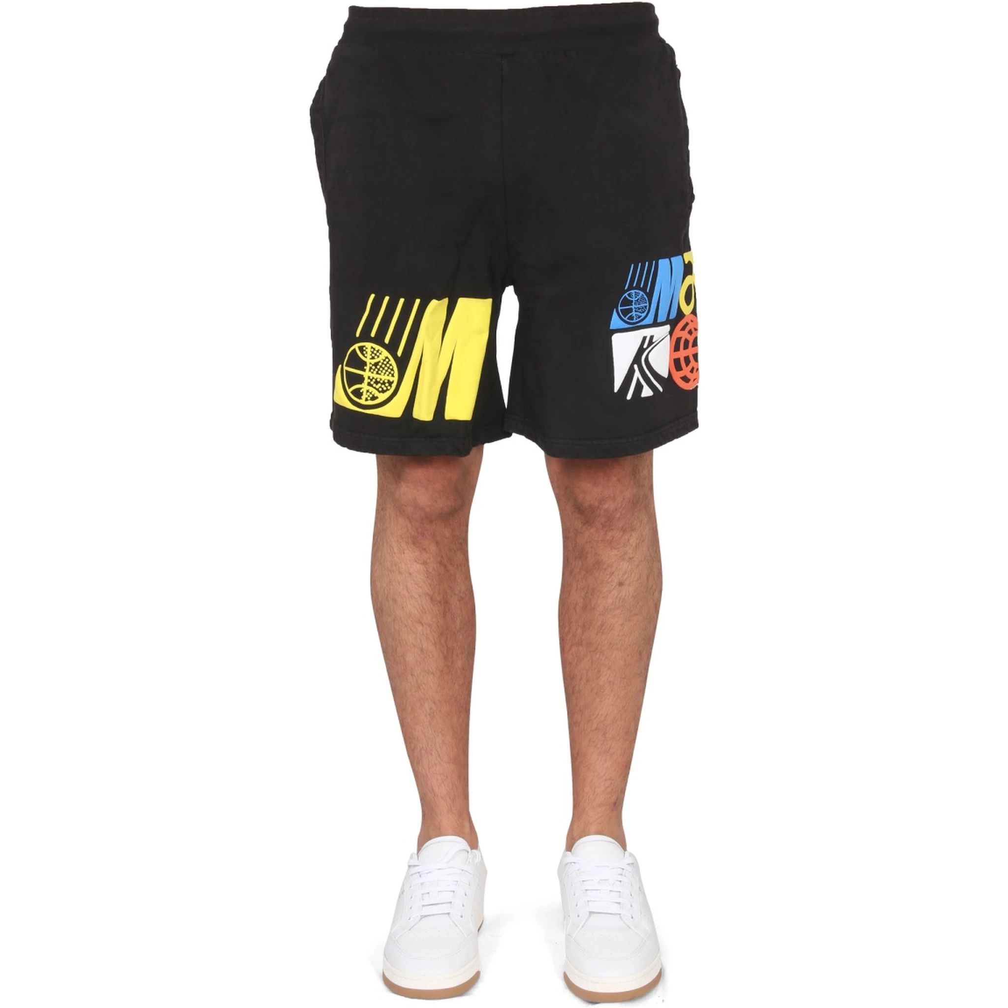 BERMUDA WITH LOGO PRINT