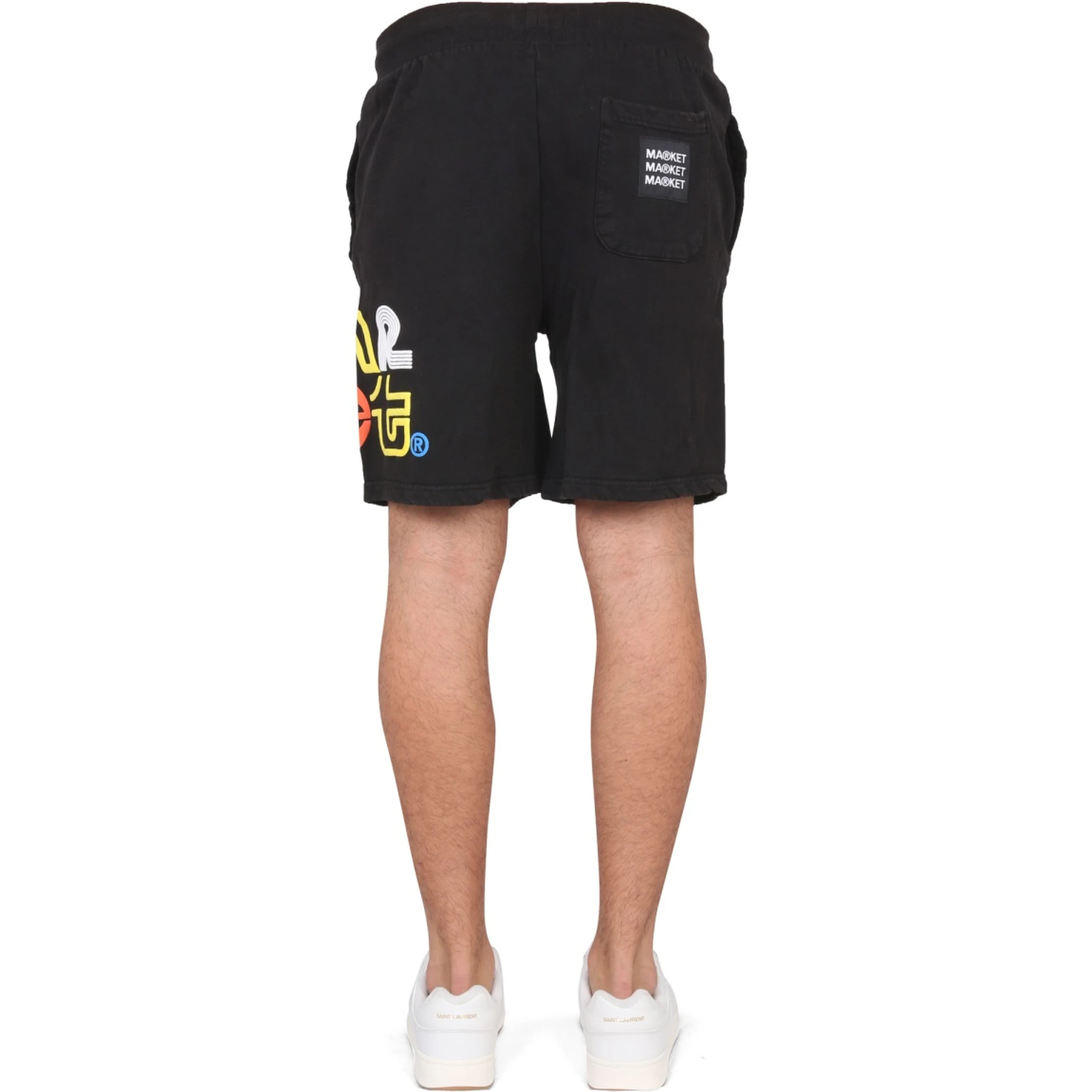 BERMUDA WITH LOGO PRINT