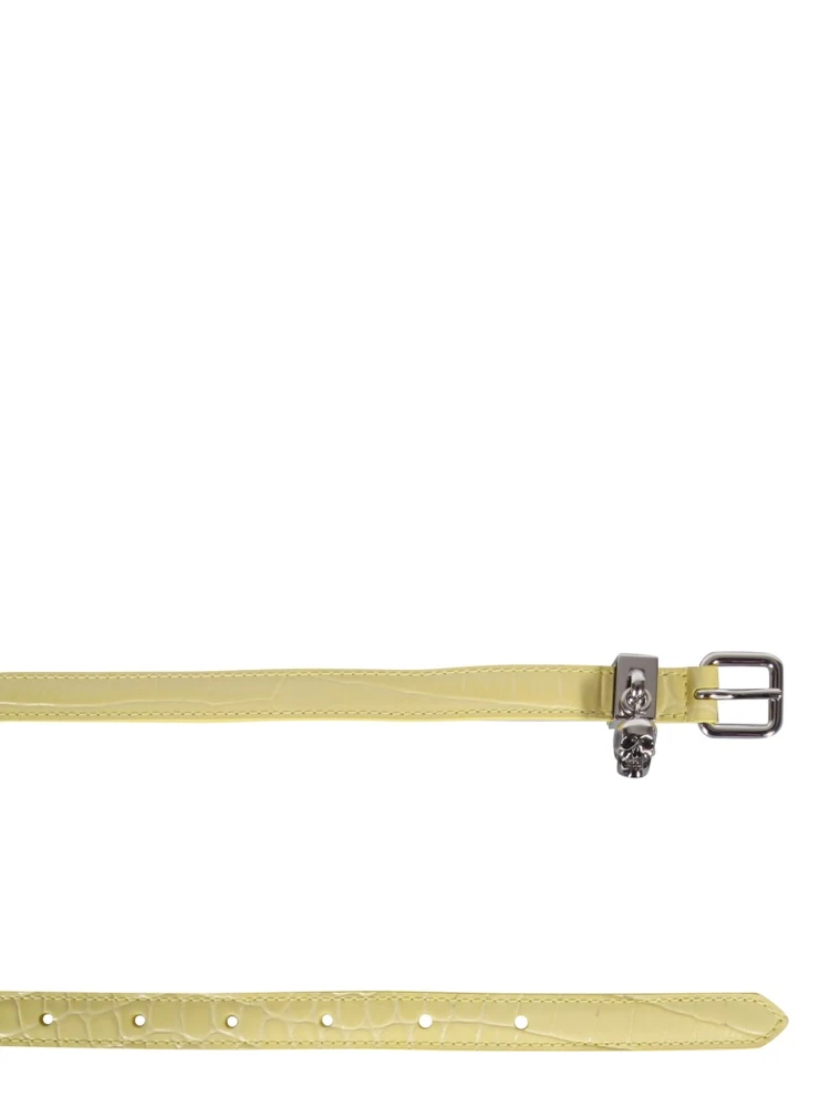 DOUBLE BELT WITH SKULL AND PAVÈ alternative