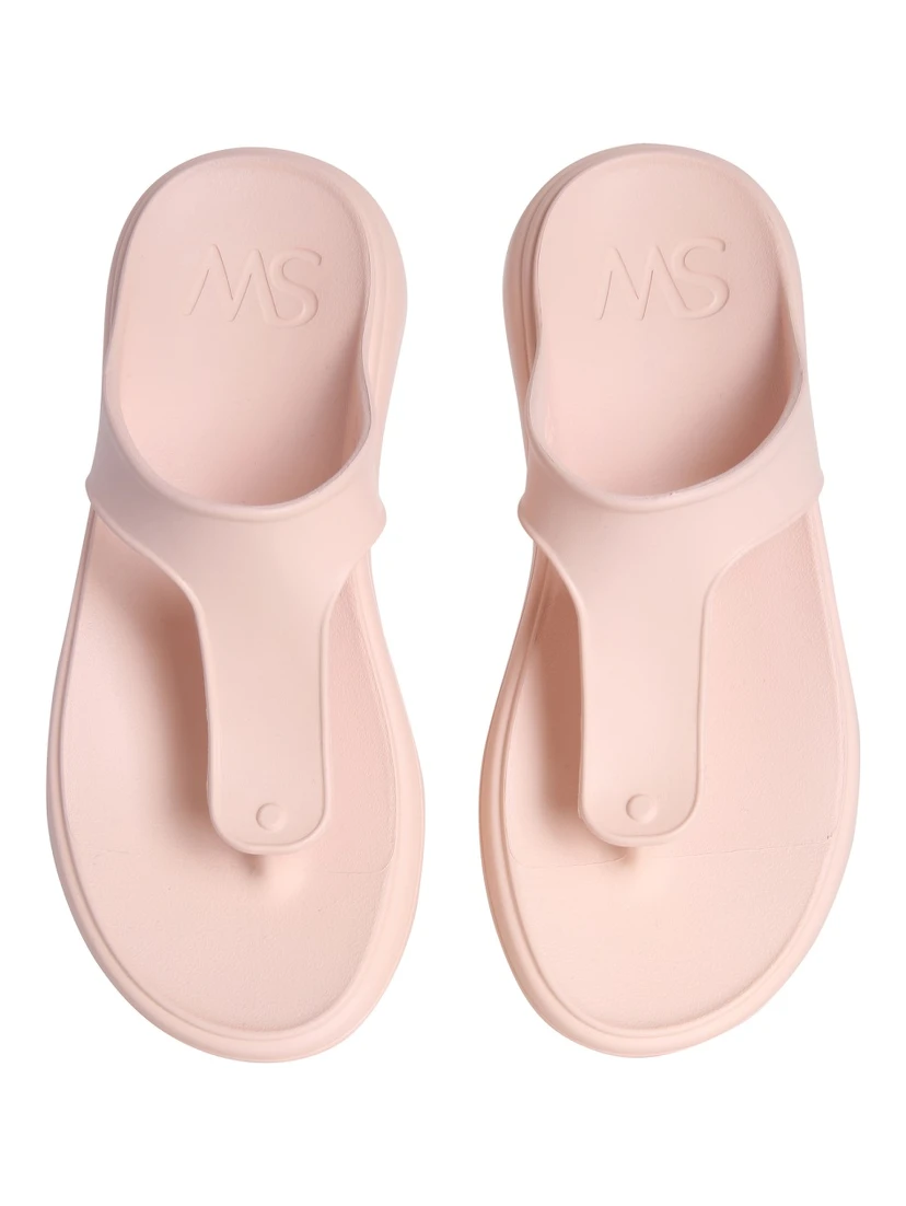 STUFLEX T-STRAP SLIDE SANDALS