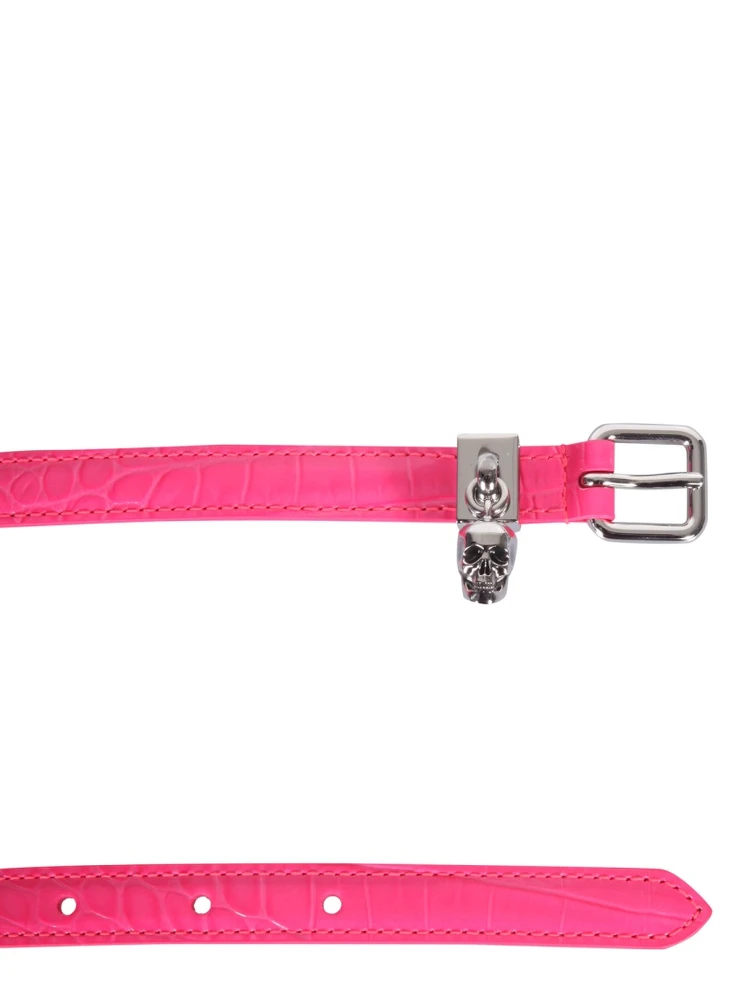 DOUBLE BELT WITH SKULL AND PAVÈ alternative