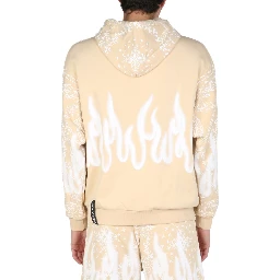 SWEATSHIRT WITH PAISLEY PATTERN