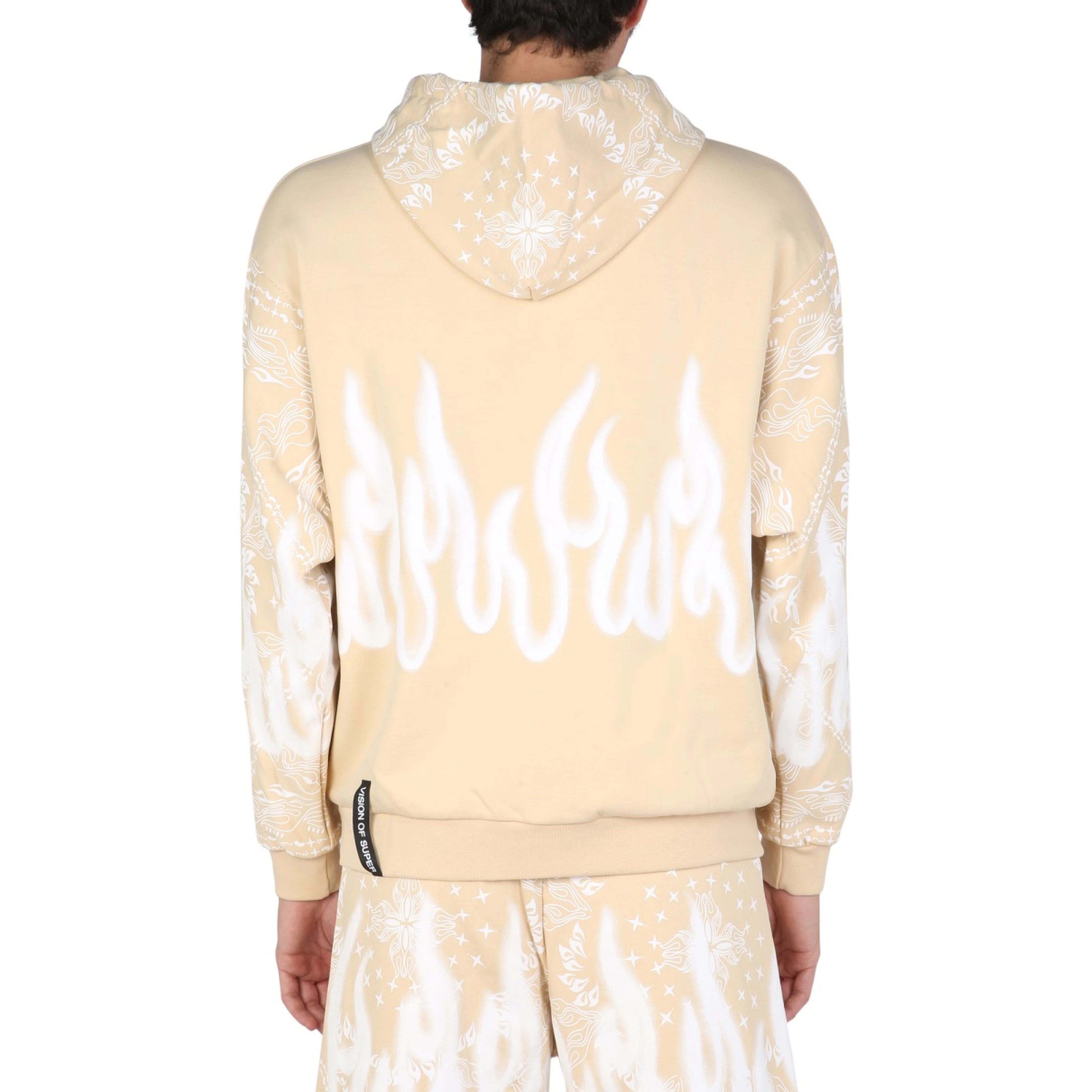 SWEATSHIRT WITH PAISLEY PATTERN