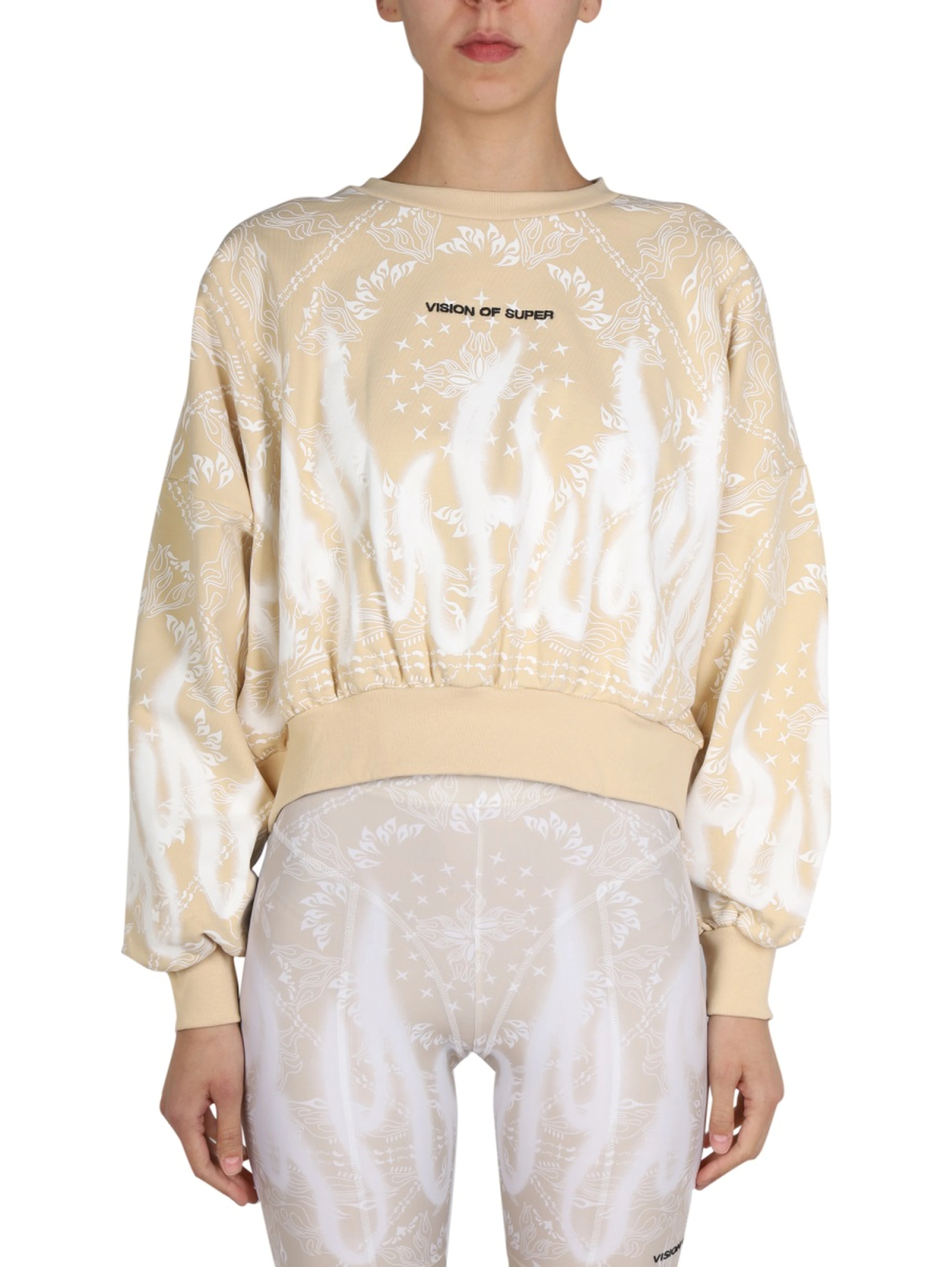 PAISLEY PATTERN SWEATSHIRT