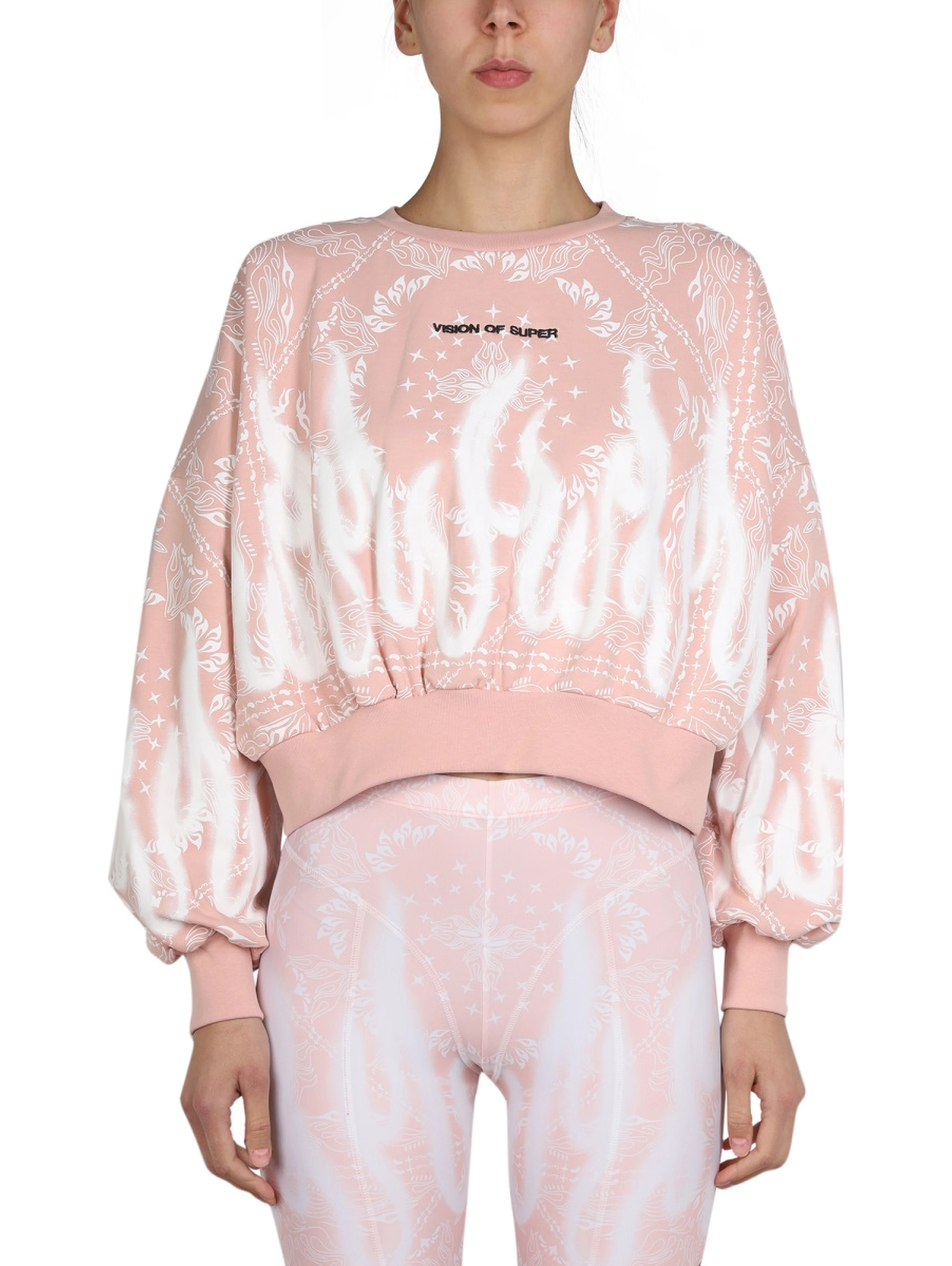 PAISLEY PATTERN SWEATSHIRT
