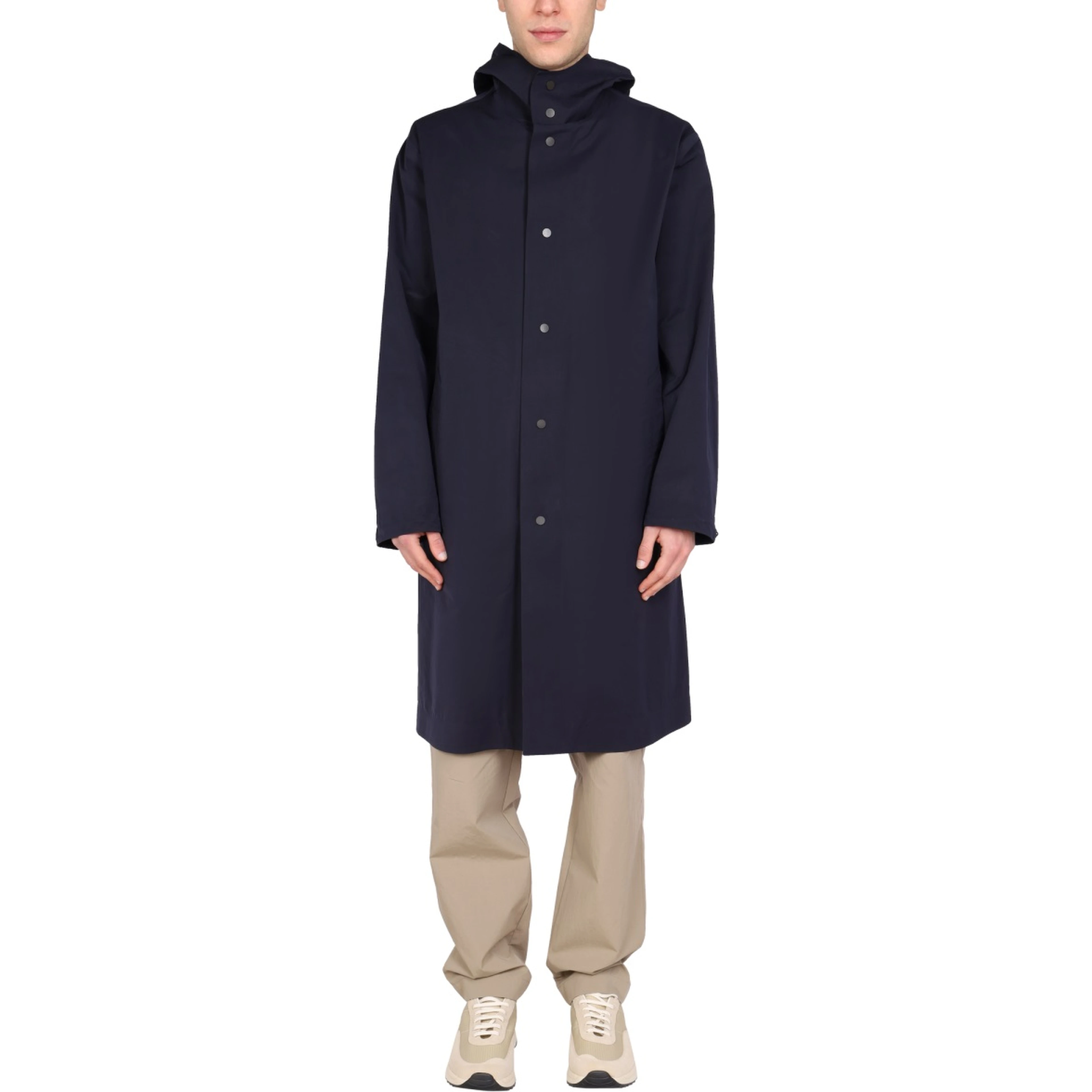 HOODED TRENCH COAT