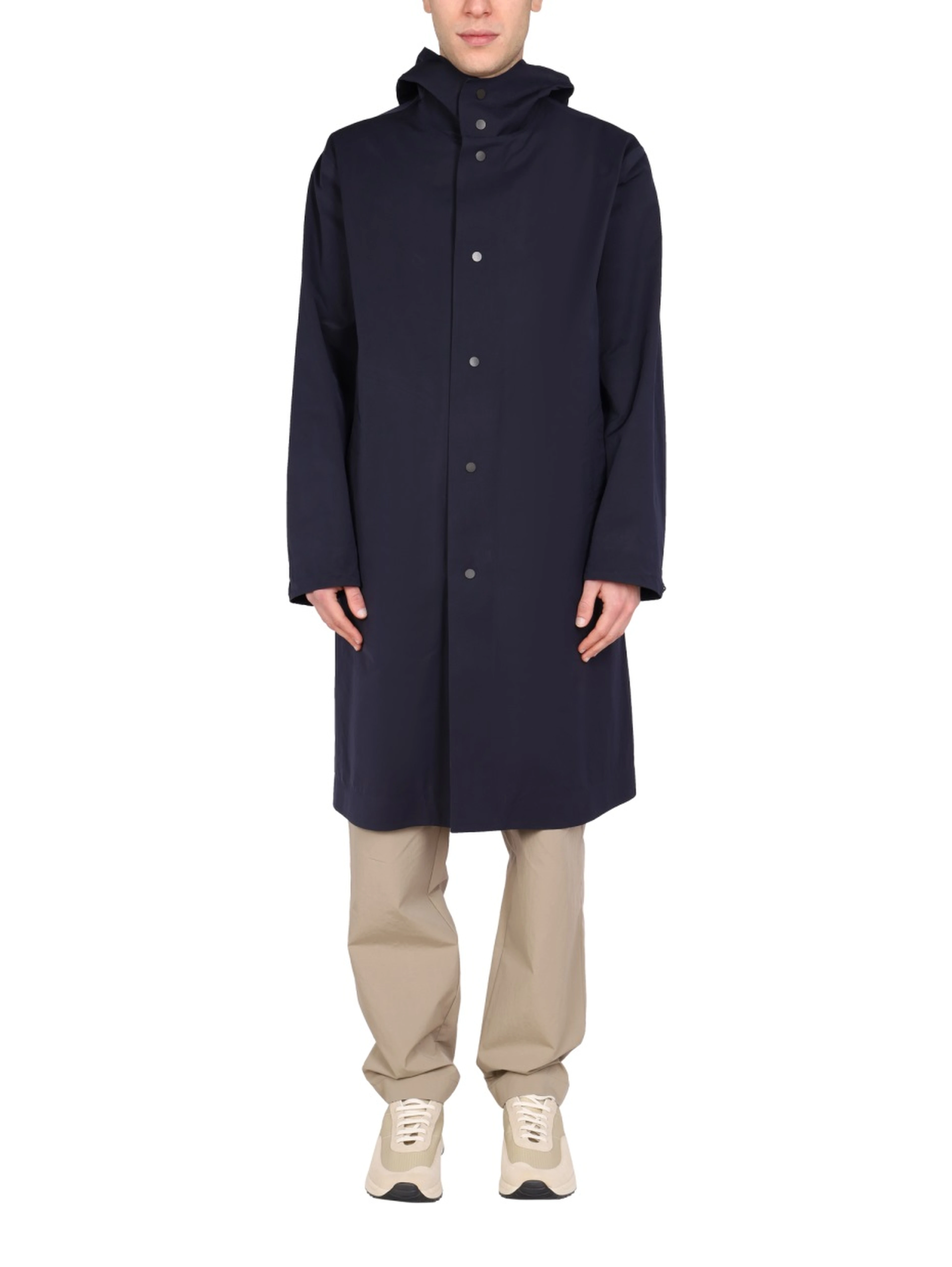 HOODED TRENCH COAT