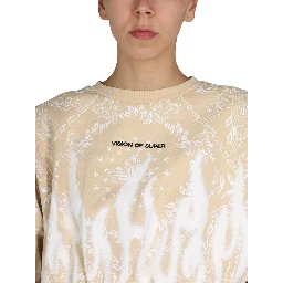 PAISLEY PATTERN SWEATSHIRT