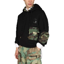 SWEATSHIRT WITH CAMO DETAILS