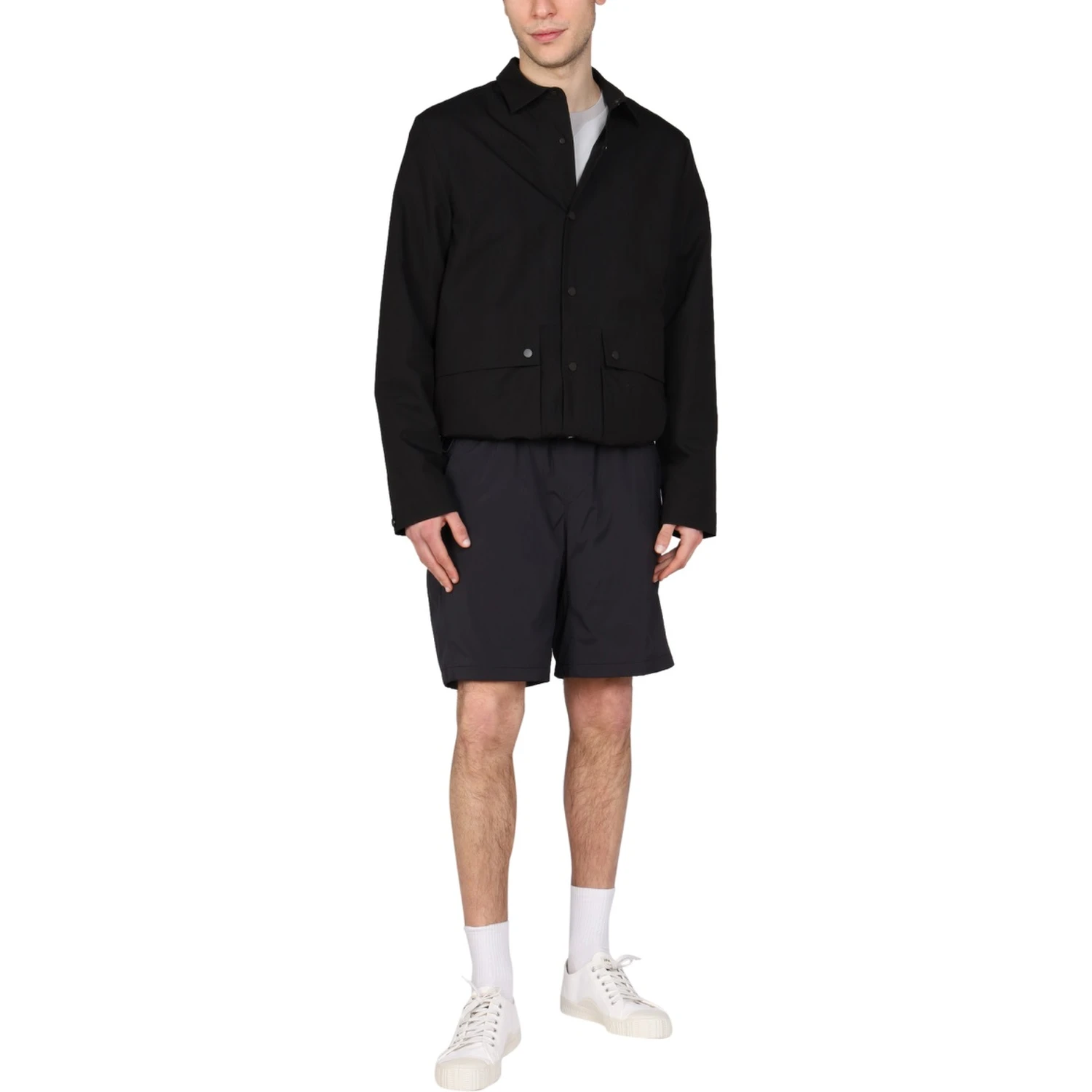 COTTON AND NYLON JACKET