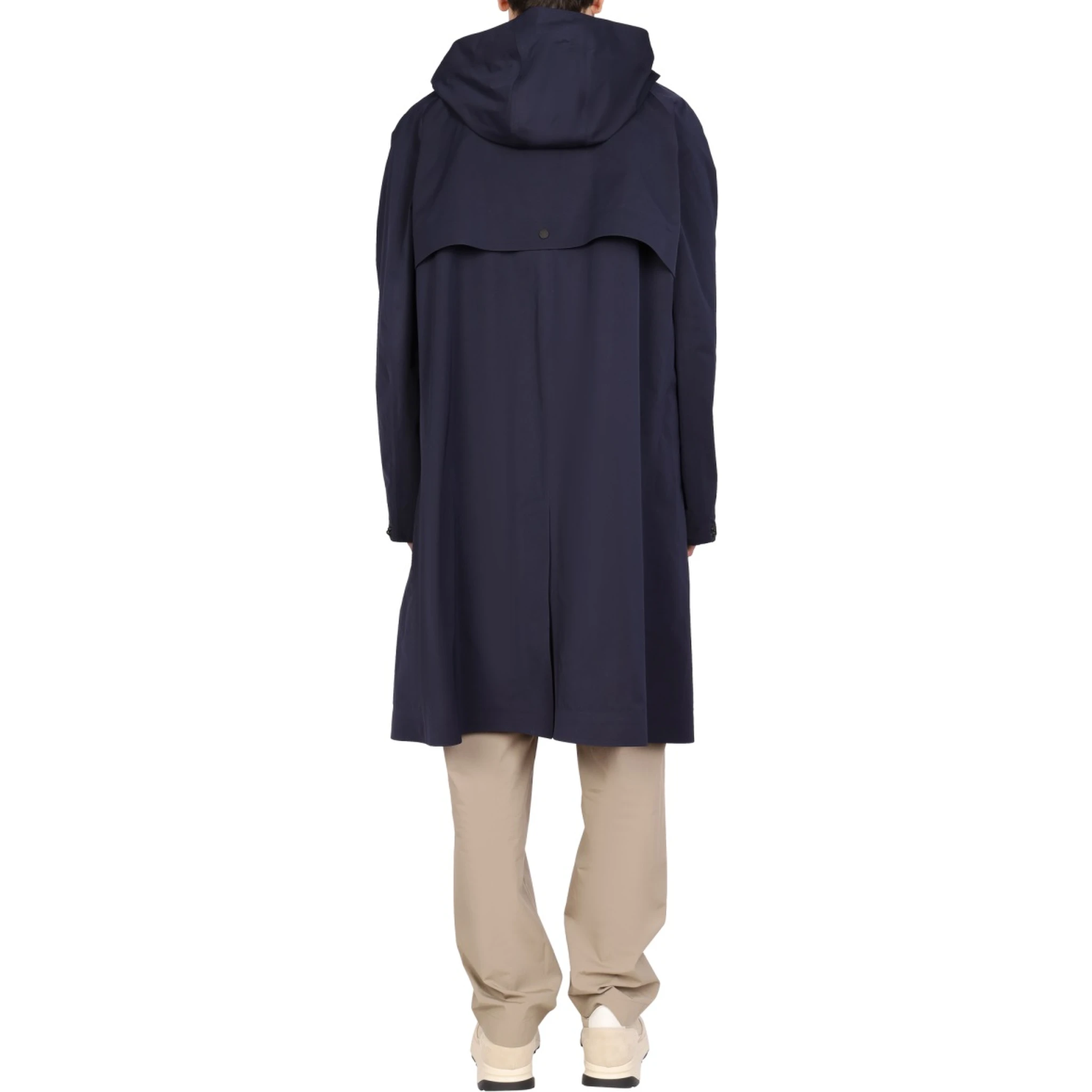HOODED TRENCH COAT