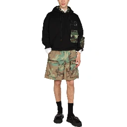 SWEATSHIRT WITH CAMO DETAILS