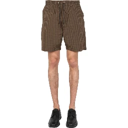 BERMUDA WITH CHECK PATTERN