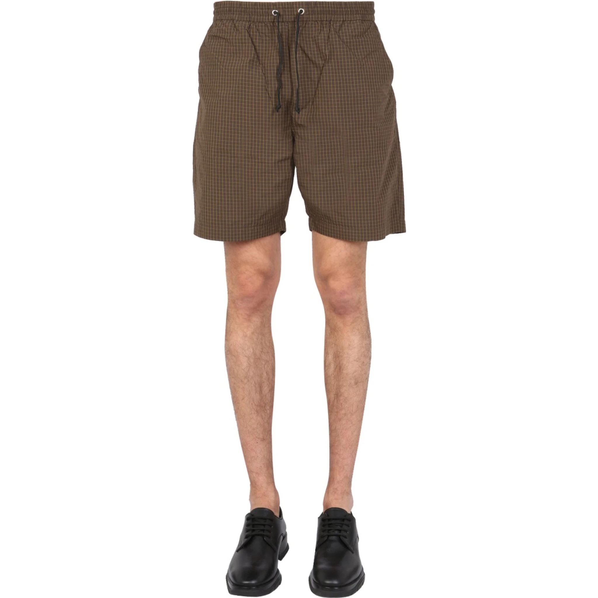 BERMUDA WITH CHECK PATTERN