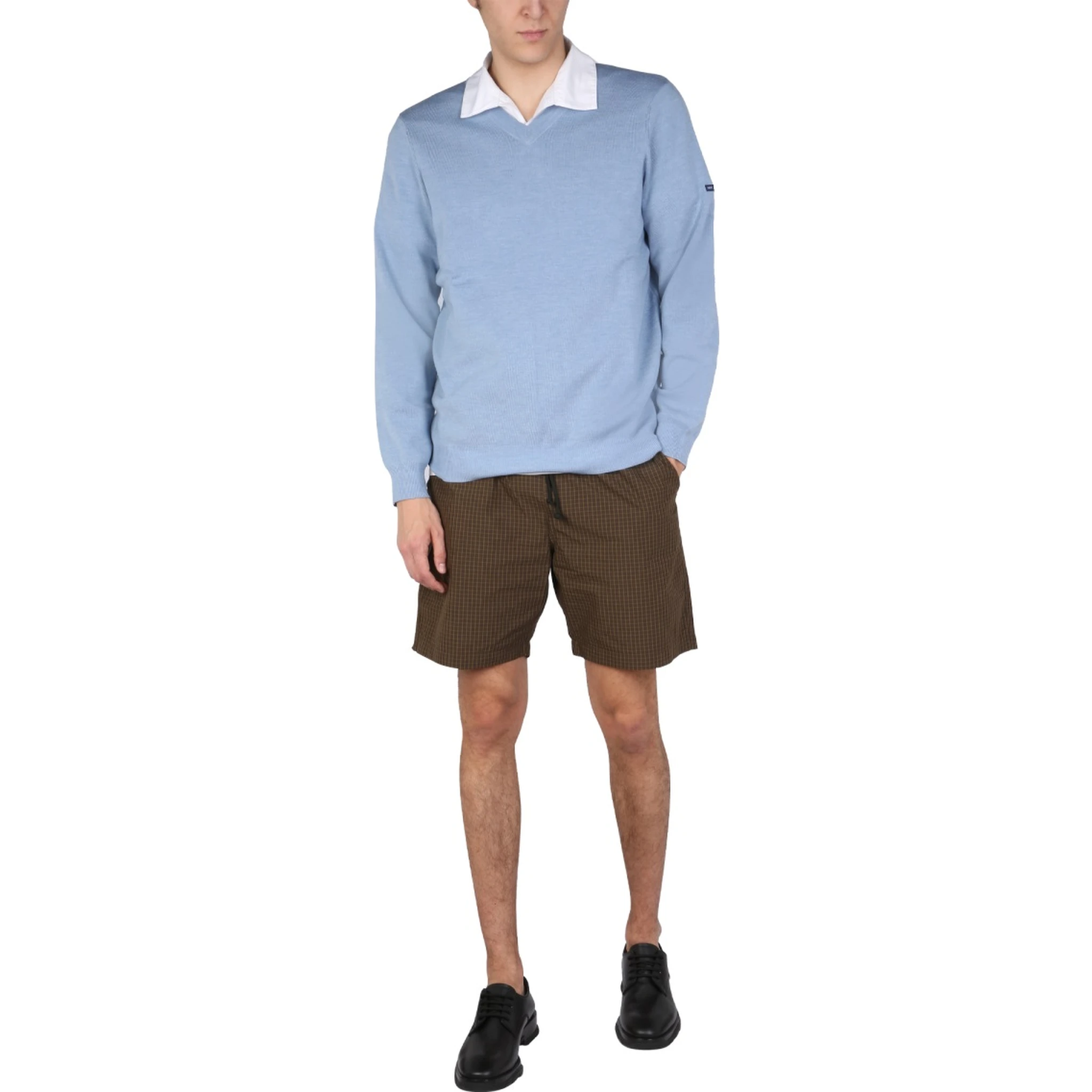 BERMUDA WITH CHECK PATTERN