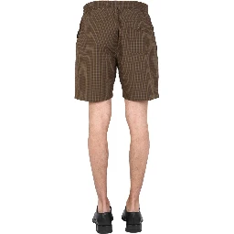 BERMUDA WITH CHECK PATTERN