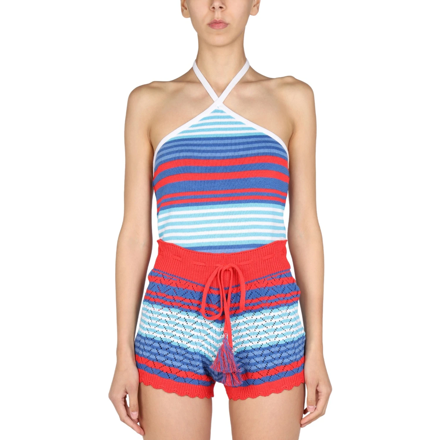 STRIPED PATTERN TOP