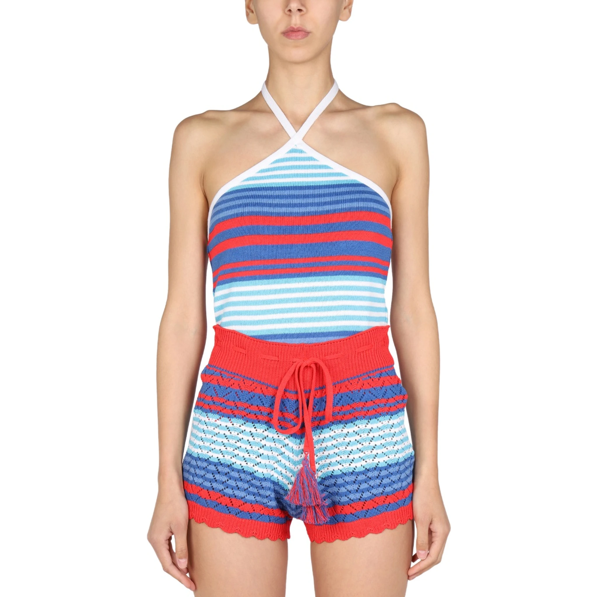 STRIPED PATTERN TOP