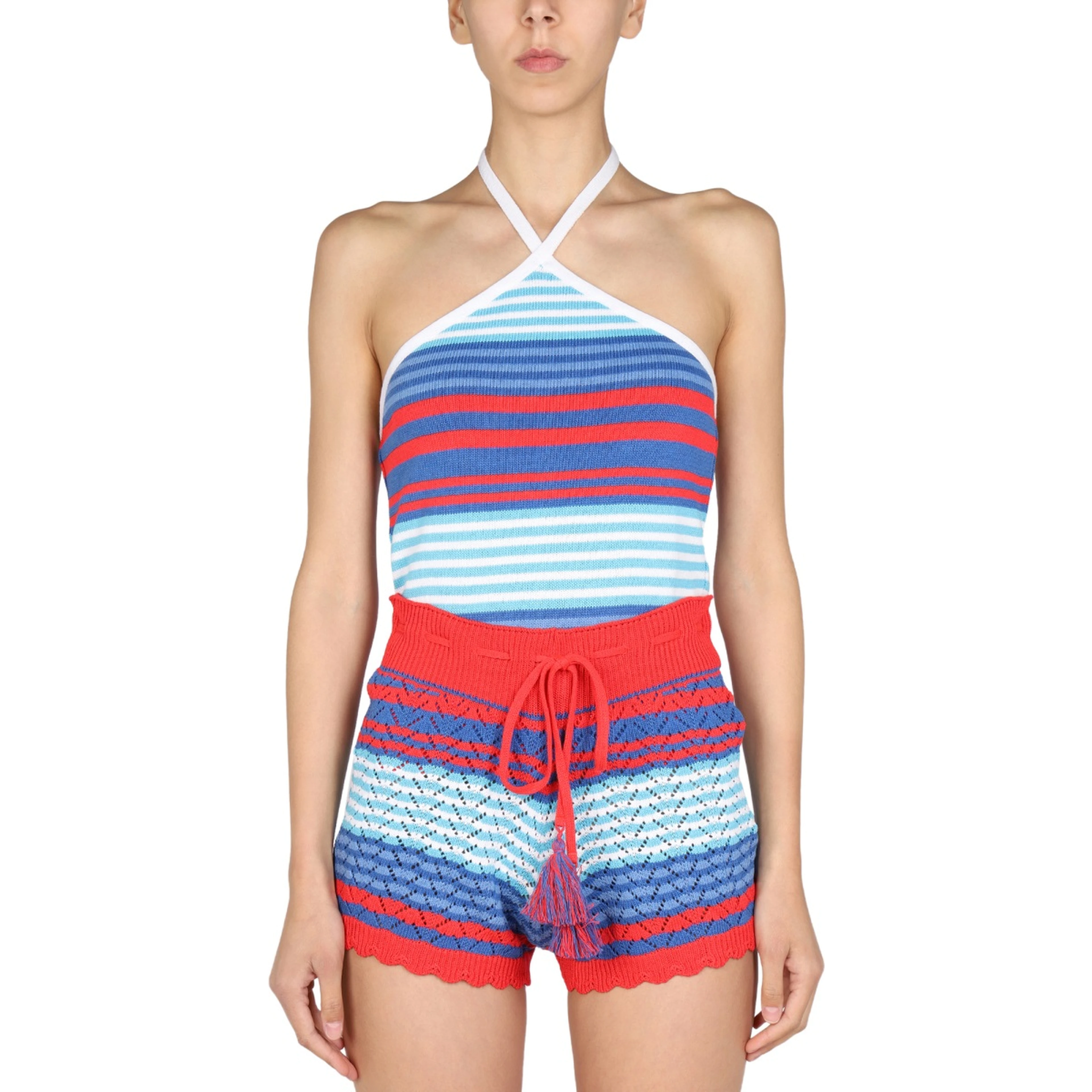 STRIPED PATTERN TOP