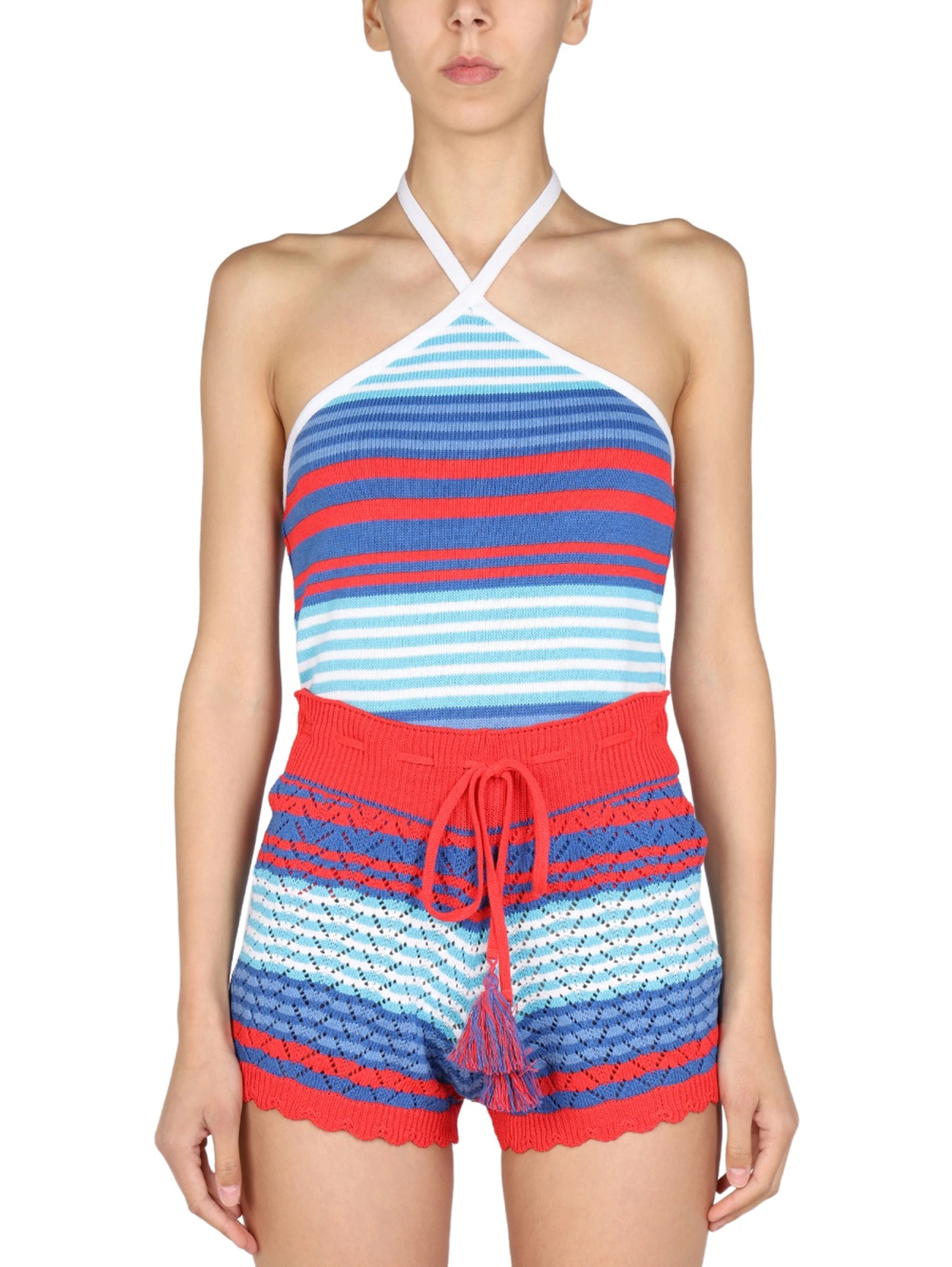 STRIPED PATTERN TOP