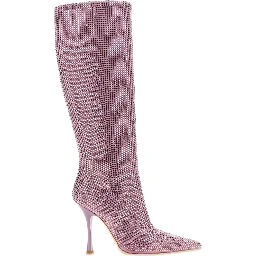 HIGH BOOT WITH RHINESTONES