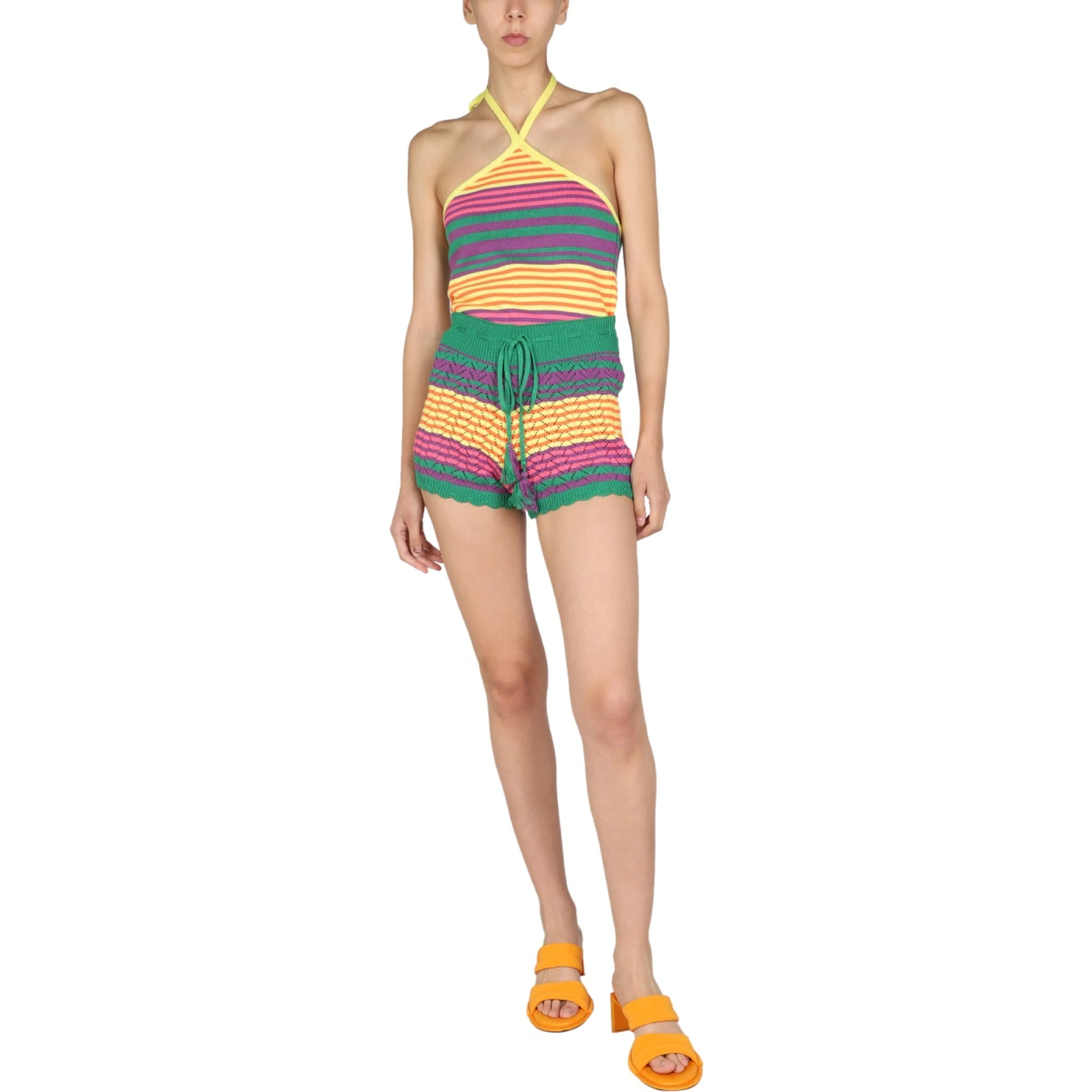 STRIPED PATTERN TOP