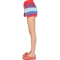 STRIPED PATTERN SHORTS