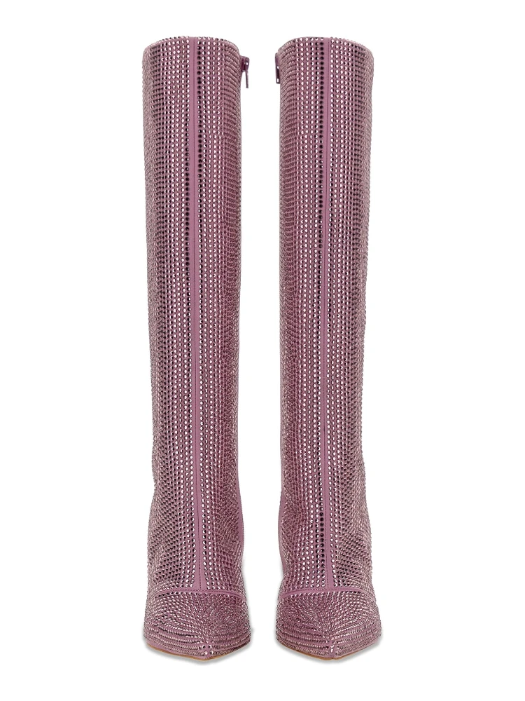 HIGH BOOT WITH RHINESTONES alternative