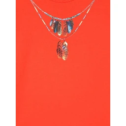 FEATHERS NECKLACE FRINGE DRES