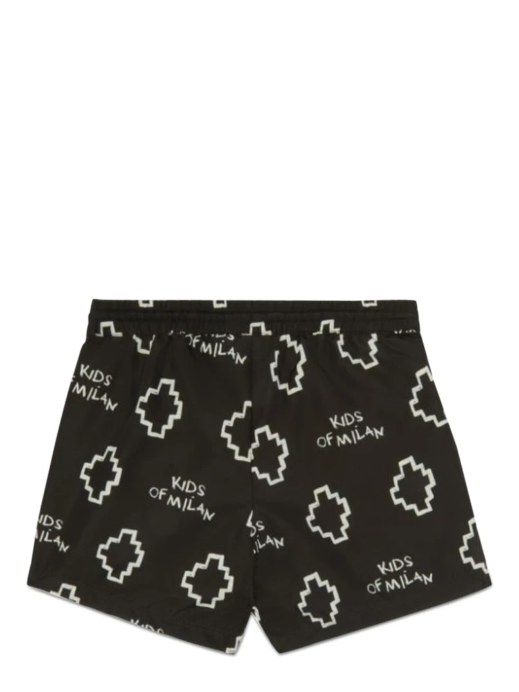 BASIC LOGO AOP BEACHWEAR SHOR alternative