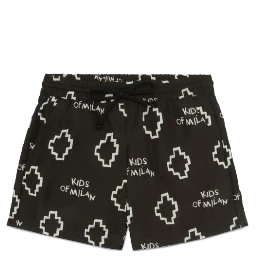 BASIC LOGO AOP BEACHWEAR SHOR