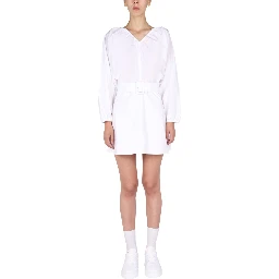 BALLOON SLEEVES DRESS