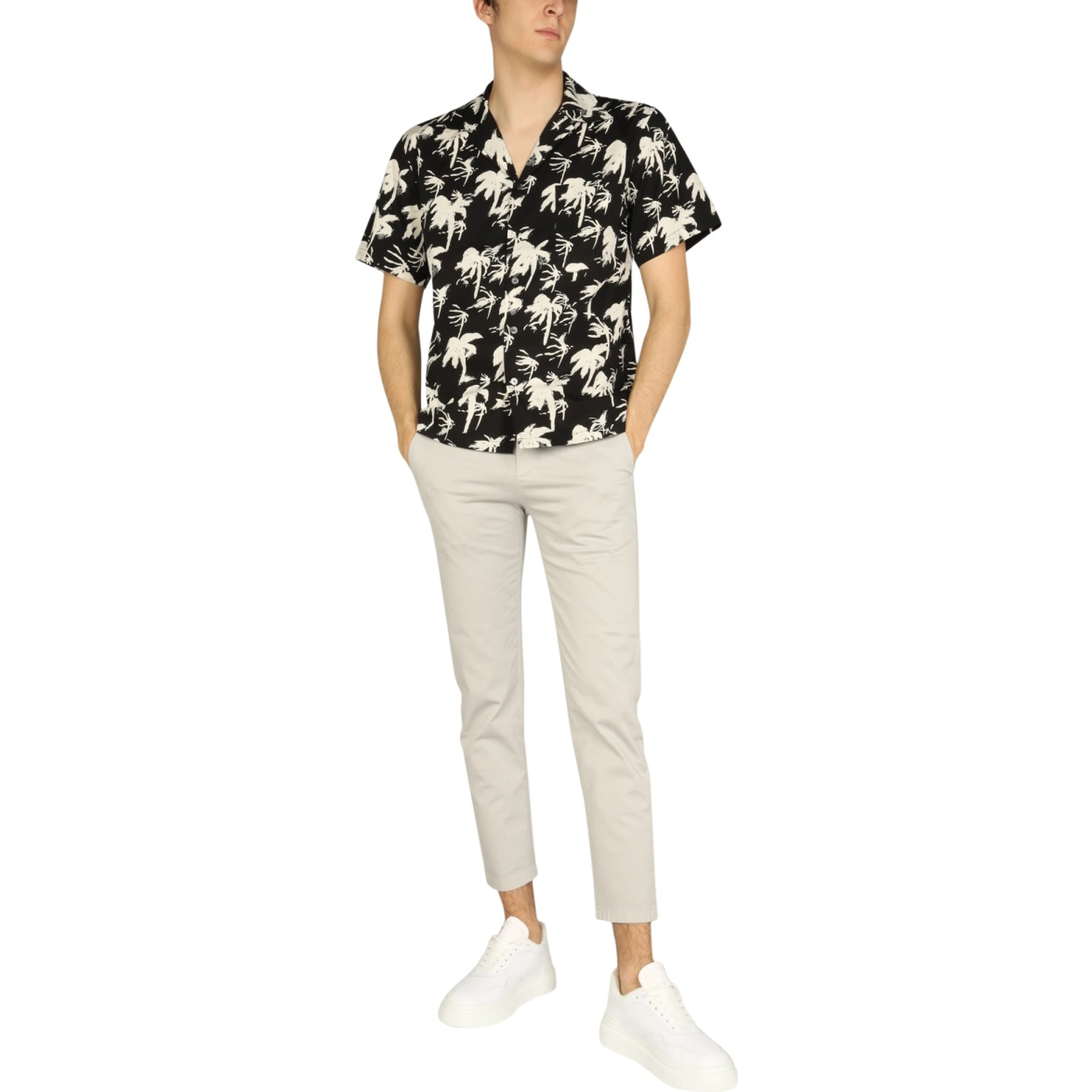 HAWAIIAN LOGO PRINT SHIRT