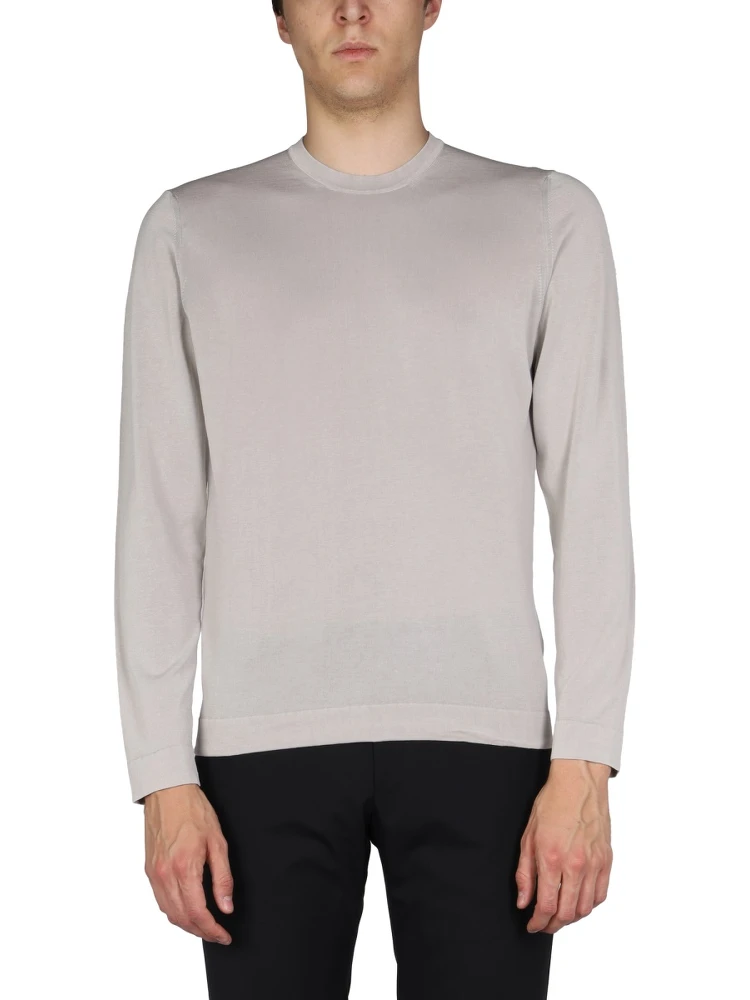 COTTON CREW NECK SWEATER