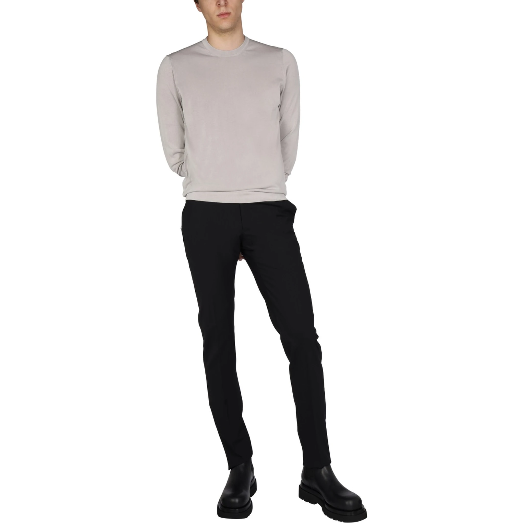 COTTON CREW NECK SWEATER