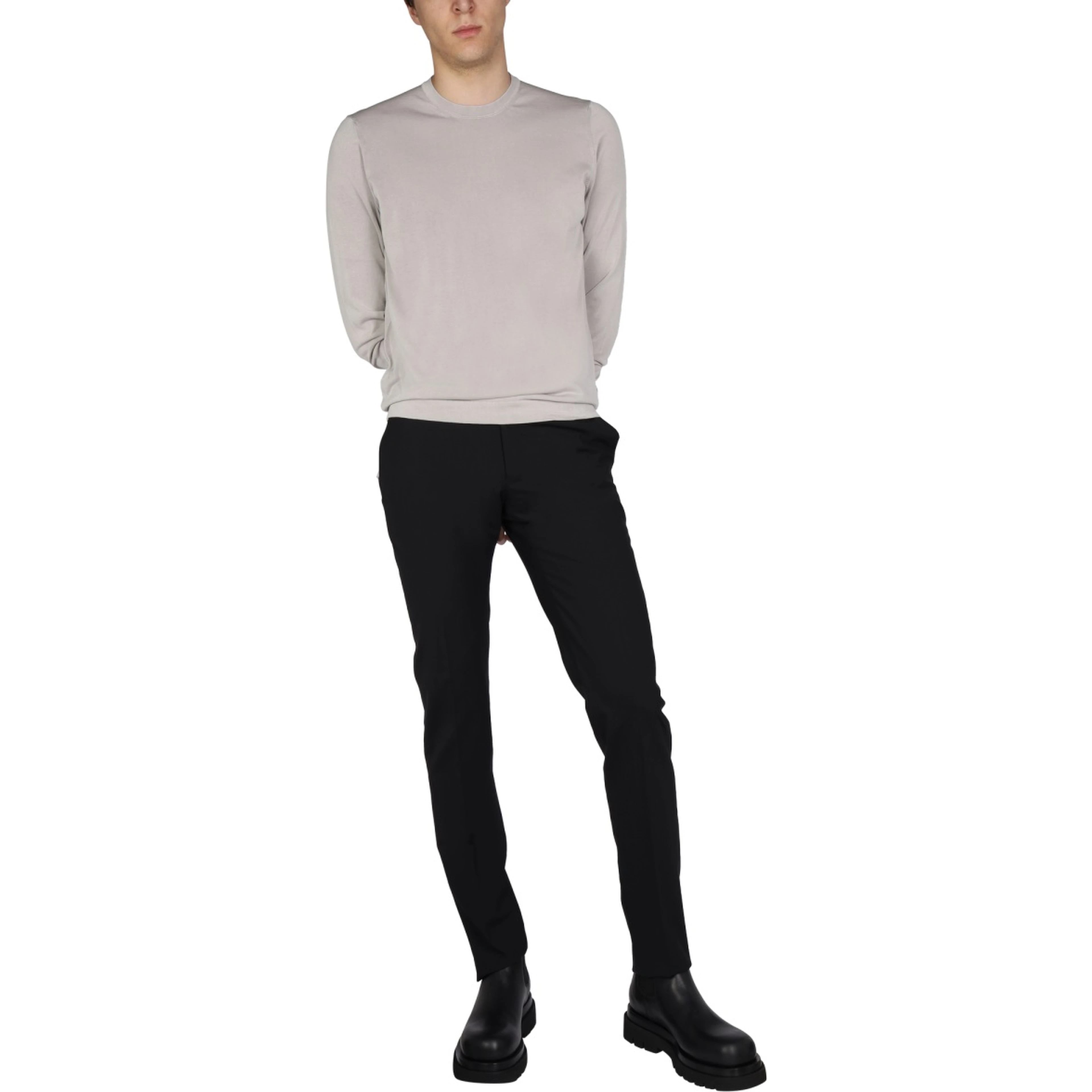 COTTON CREW NECK SWEATER