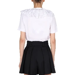 LACE EMBROIDERY T-SHIRT