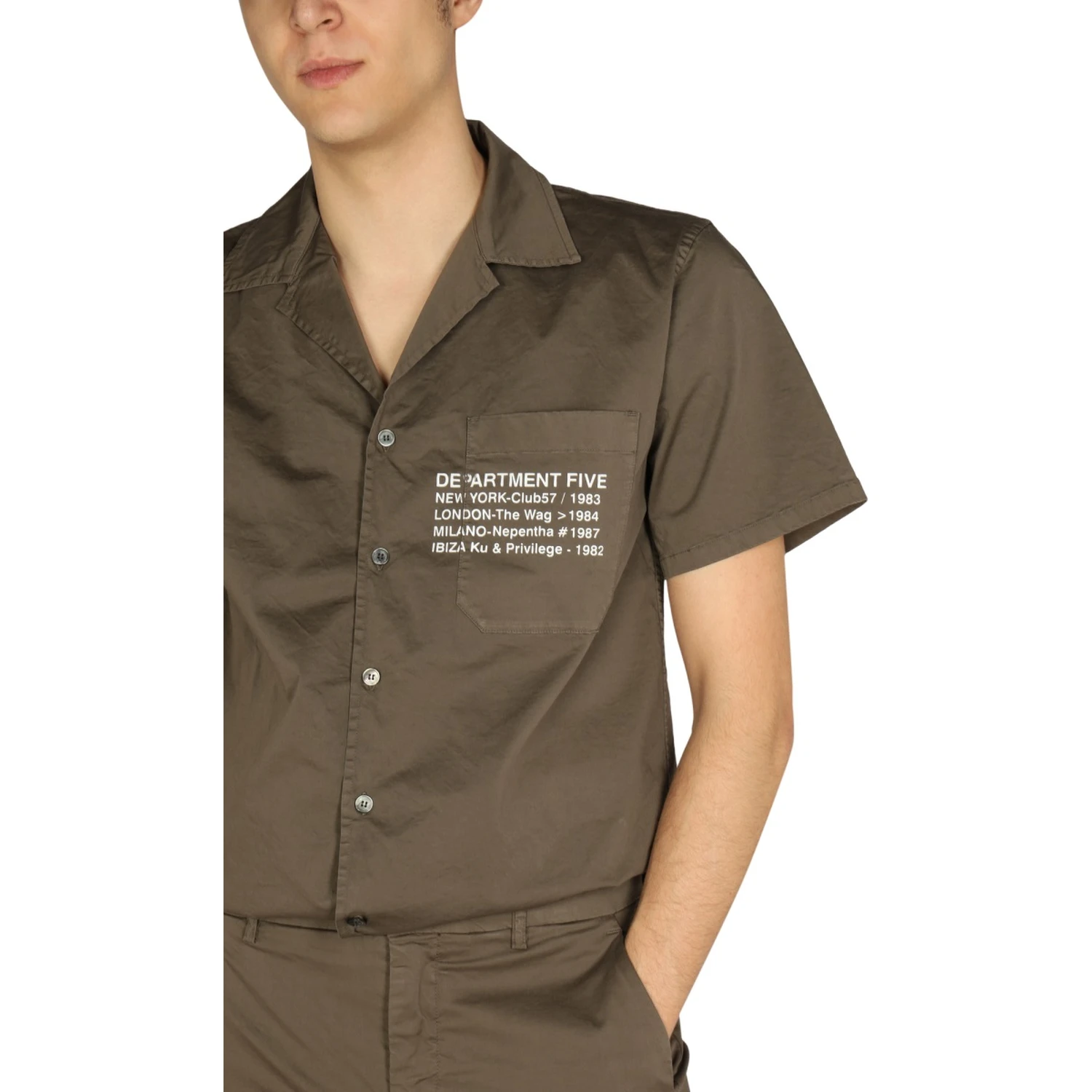 HAWAIIAN LOGO PRINT SHIRT