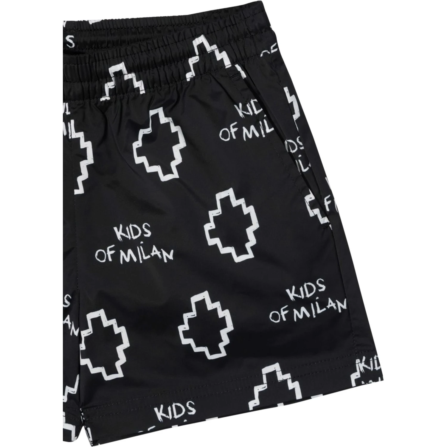 BASIC LOGO AOP BEACHWEAR SHOR