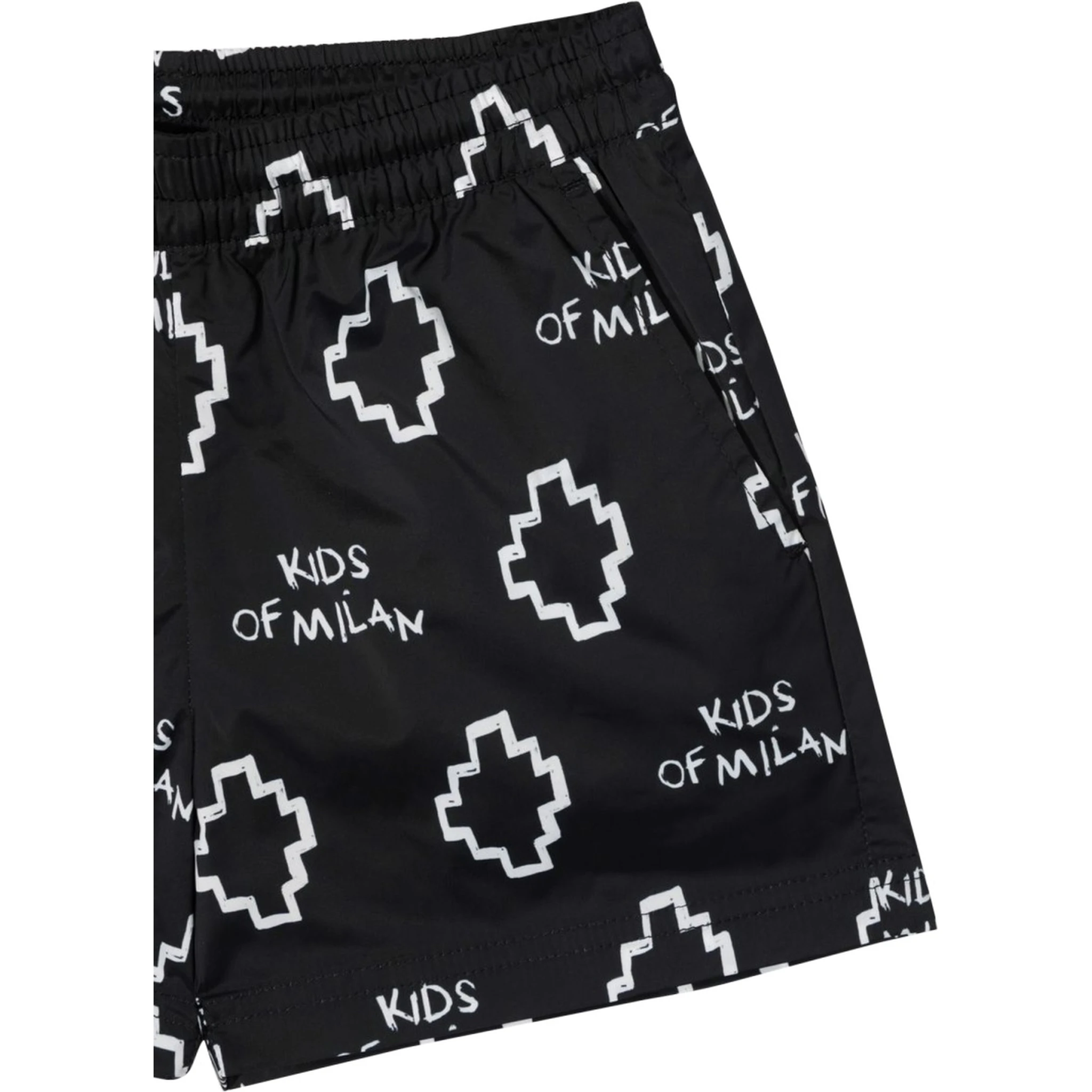 BASIC LOGO AOP BEACHWEAR SHOR