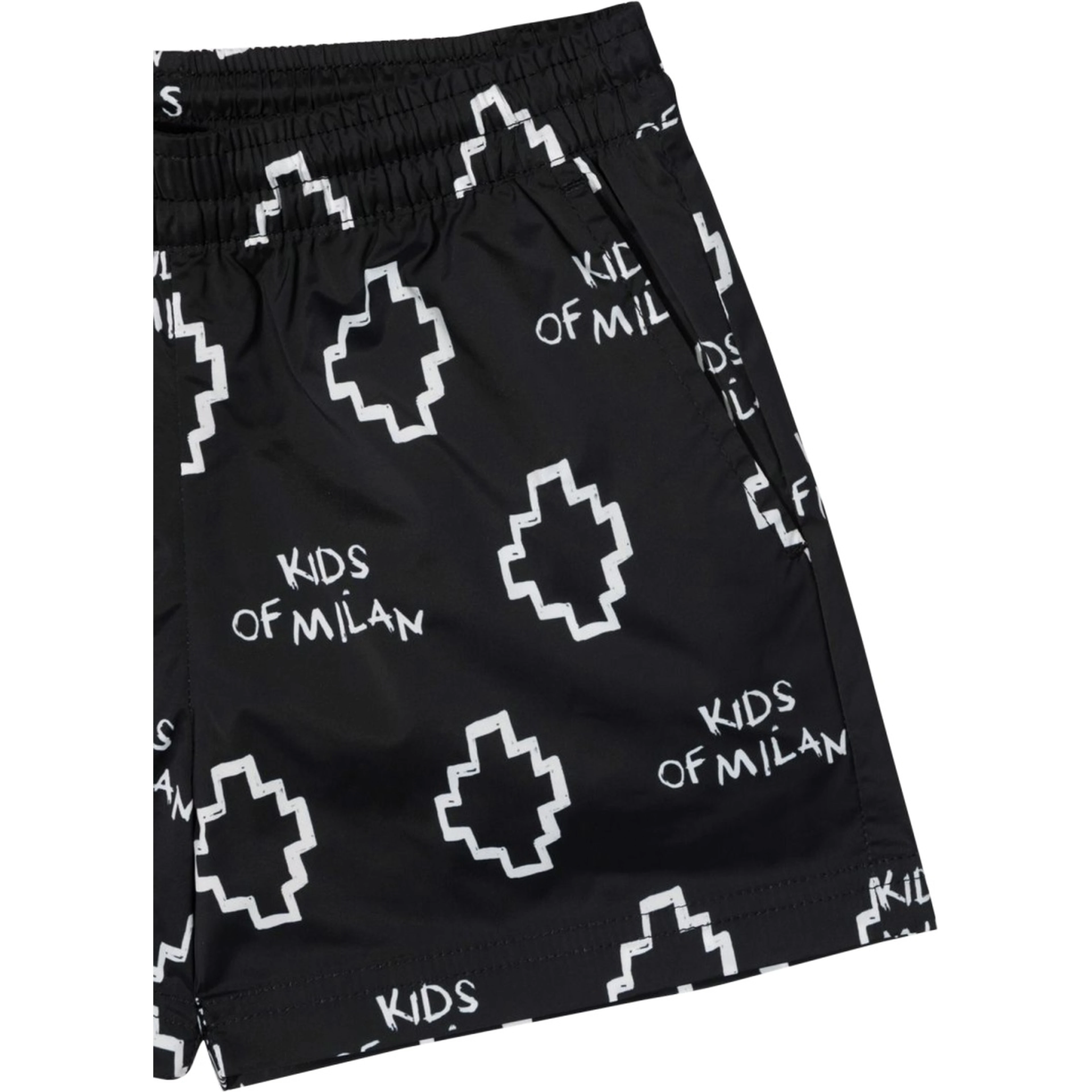 BASIC LOGO AOP BEACHWEAR SHOR